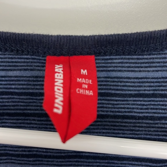 Union Bay Medium Striped Blue Tank Top - Picture 4 of 6